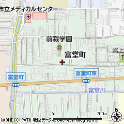 奈良県天理市富堂町233周辺の地図