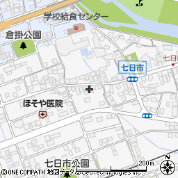 岡山県井原市七日市町600周辺の地図