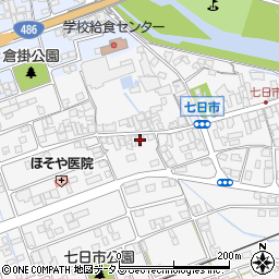 岡山県井原市七日市町602周辺の地図
