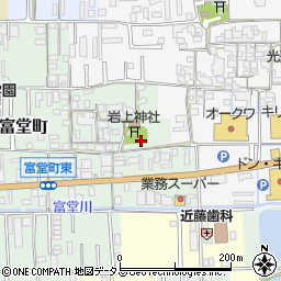 富堂街区公園周辺の地図