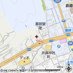岡山県井原市笹賀町24周辺の地図