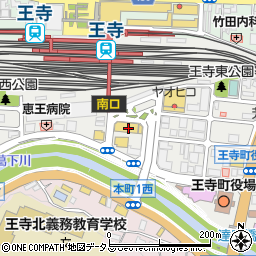 粉もん屋八 王寺駅前店周辺の地図