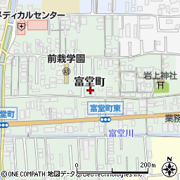 奈良県天理市富堂町240周辺の地図