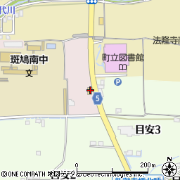 セブンイレブン法隆寺インター店周辺の地図