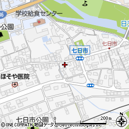 岡山県井原市七日市町607周辺の地図