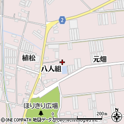 愛知県田原市堀切町元畑周辺の地図