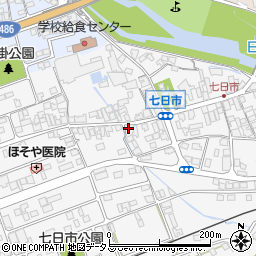 岡山県井原市七日市町606周辺の地図