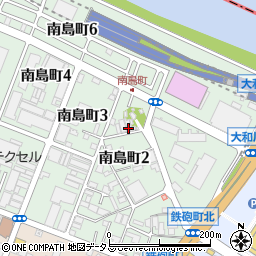 大阪府堺市堺区南島町2丁114周辺の地図