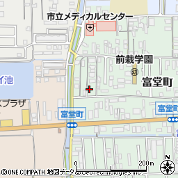 奈良県天理市富堂町225周辺の地図