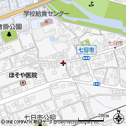 岡山県井原市七日市町603周辺の地図