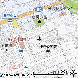 岡山県井原市七日市町39周辺の地図
