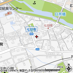 岡山県井原市七日市町623周辺の地図