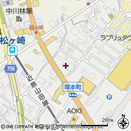 三重県松阪市塚本町107周辺の地図