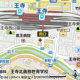 鳥貴族 JR王寺駅前店周辺の地図