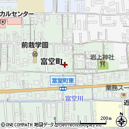 奈良県天理市富堂町249周辺の地図