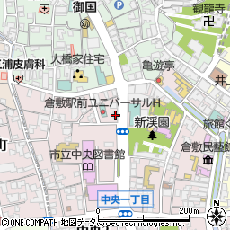 倉敷屋天領蔵周辺の地図