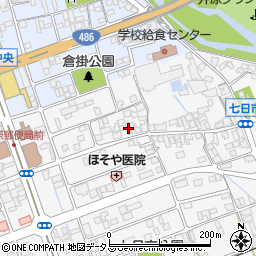 岡山県井原市七日市町54周辺の地図