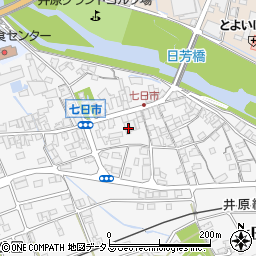 岡山県井原市七日市町626周辺の地図