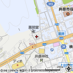 岡山県井原市笹賀町20周辺の地図
