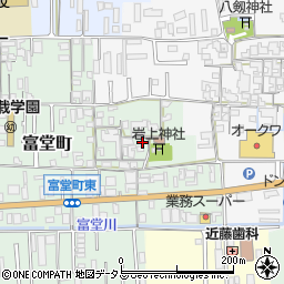 奈良県天理市富堂町278周辺の地図