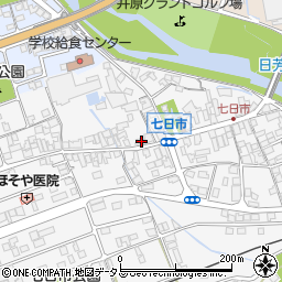 岡山県井原市七日市町558周辺の地図