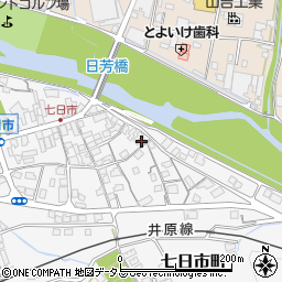 岡山県井原市七日市町679周辺の地図