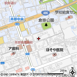 岡山県井原市七日市町30周辺の地図