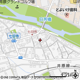 岡山県井原市七日市町651周辺の地図
