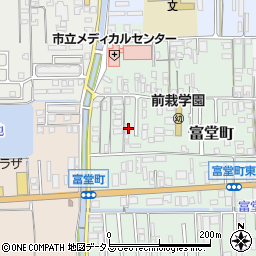 奈良県天理市富堂町226周辺の地図