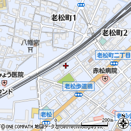 早島タクシー　倉敷営業所周辺の地図
