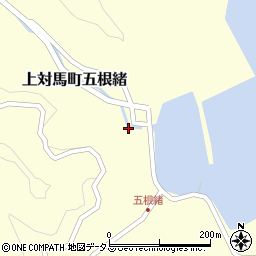 長崎県対馬市上対馬町五根緒349周辺の地図