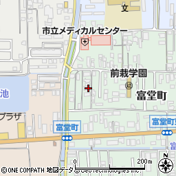 奈良県天理市富堂町225-19周辺の地図