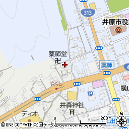 岡山県井原市笹賀町16周辺の地図