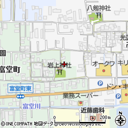 奈良県天理市富堂町268-1周辺の地図