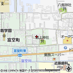奈良県天理市富堂町272-1周辺の地図