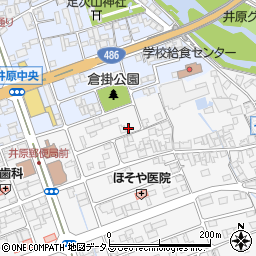 岡山県井原市七日市町24周辺の地図
