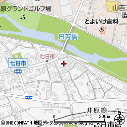 岡山県井原市七日市町654周辺の地図