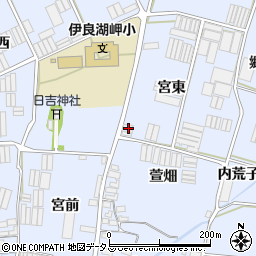 愛知県田原市小塩津町宮東周辺の地図