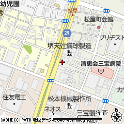 エコロパーク堺市松屋町第１駐車場周辺の地図
