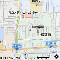 奈良県天理市富堂町228周辺の地図