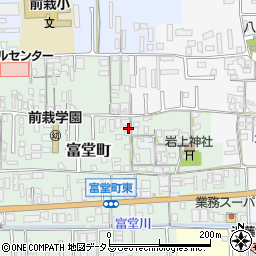 奈良県天理市富堂町251周辺の地図