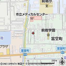 奈良県天理市富堂町225-17周辺の地図