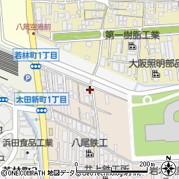 大阪府八尾市太田新町1丁目28周辺の地図