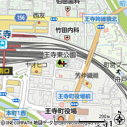 王寺東公園周辺の地図