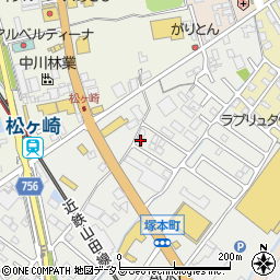 三重県松阪市塚本町113周辺の地図