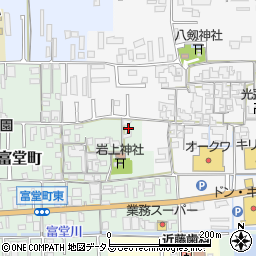 奈良県天理市富堂町268周辺の地図