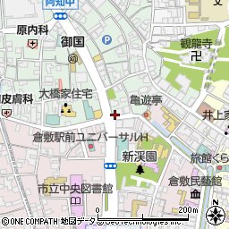 素美庵備前焼専門店倉敷店周辺の地図