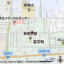 奈良県天理市富堂町298周辺の地図