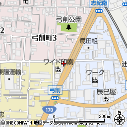 小川電機株式会社　八尾営業所周辺の地図