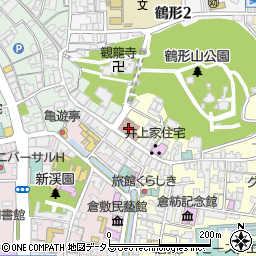 倉敷市倉敷公民館　大ホール周辺の地図